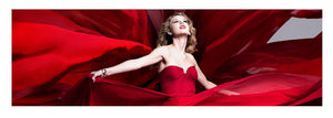 Taylor Swift Panoramic Framed Canvas Print