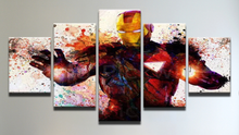 Load image into Gallery viewer, Set of 5 Canvas Prints - Ironman Abstract
