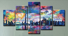 Load image into Gallery viewer, Set of 5 Canvas Prints - Modern Art
