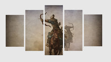 Load image into Gallery viewer, Set of 5 Canvas Prints - Horse Archer Painting
