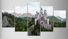 Load image into Gallery viewer, Set of 5 Canvas Prints - Mountain Castle
