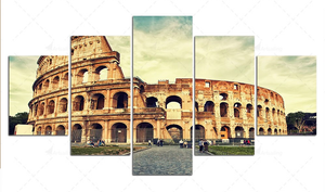 Set of 5 Canvas Prints - Colloseum