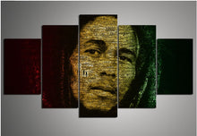 Load image into Gallery viewer, Set of 5 Canvas Prints - Bob Marley
