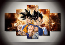 Load image into Gallery viewer, Set of 5 Canvas Prints - Dragonball Z
