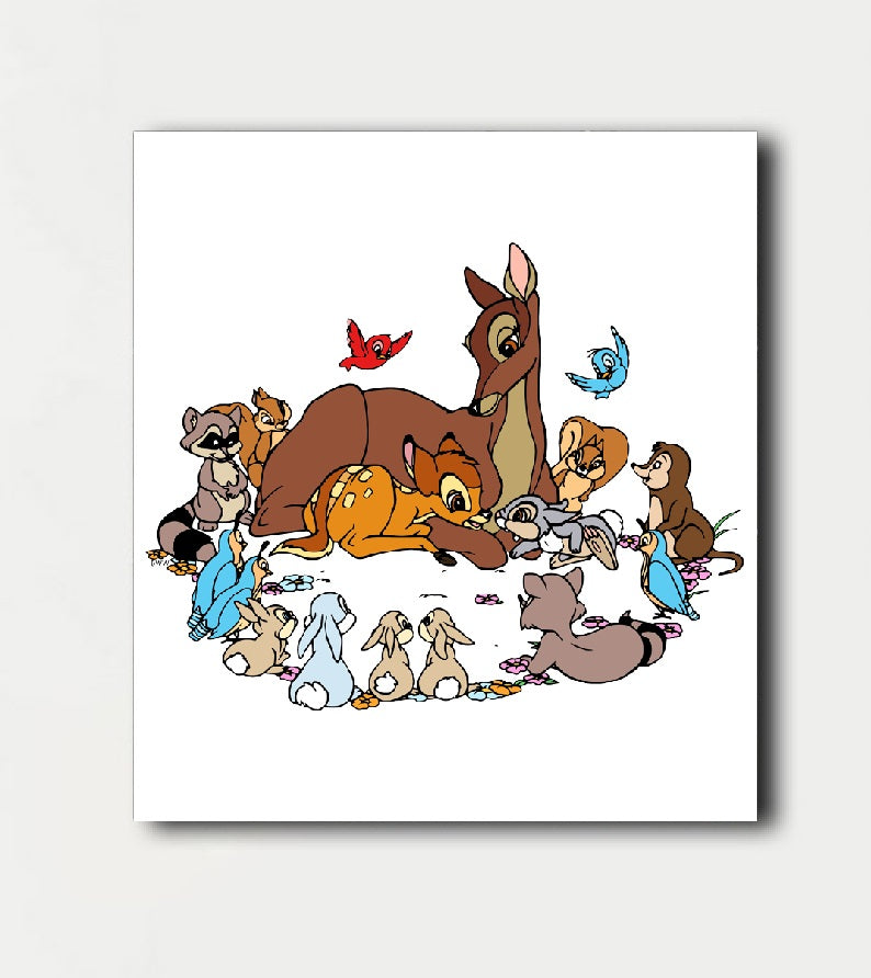 Mix n Match Canvas Prints - Bambi Characters