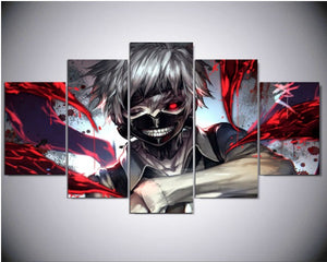 Set of 5 Canvas Prints - Tokyo Ghoul