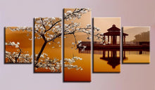 Load image into Gallery viewer, Set of 5 Canvas Prints - Cherry Blossom canopy
