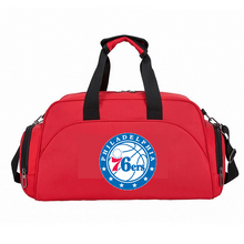 Load image into Gallery viewer, NBA Team Logo Large Heavy Duty Travel Duffle Bag
