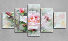 Load image into Gallery viewer, Set of 5 Canvas Prints - Flower Art
