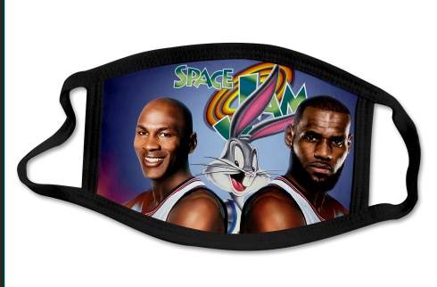 Space Jam cloth washable Mask Jordan & James #Price includes Express Post Delivery #