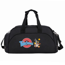 Load image into Gallery viewer, Space Jam - Tune Squad Large Heavy Duty Travel Duffle Bag - Red or Black
