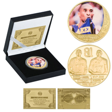 Load image into Gallery viewer, NBA Basketball Legend Gold Plated Coin Sets with Coin Holder - Kobe Bryant
