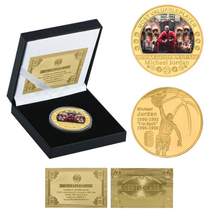 Load image into Gallery viewer, NBA Basketball Legend Gold Plated Coin Sets with Coin Holder - Michael Jordan
