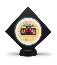 Load image into Gallery viewer, NBA Basketball Legend Gold Plated Coin Sets with Coin Holder - Michael Jordan
