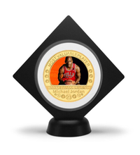 Load image into Gallery viewer, NBA Basketball Legend Gold Plated Coin Sets with Coin Holder - Michael Jordan
