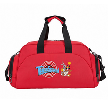 Load image into Gallery viewer, Space Jam - Tune Squad Large Heavy Duty Travel Duffle Bag - Red or Black
