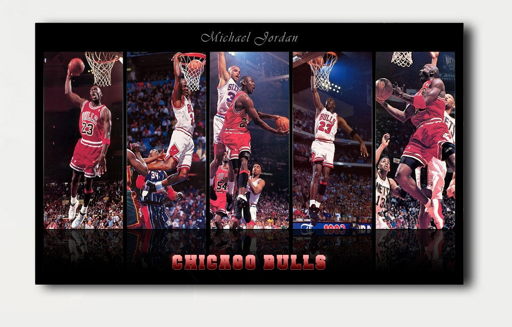 Single Canvas Print (Size 1) - Michael Jordan