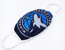 Load image into Gallery viewer, Top Quality Washable Reusable NBA Teams Fabric Face Mask - with filter pocket #Price includes Express Post Delivery #
