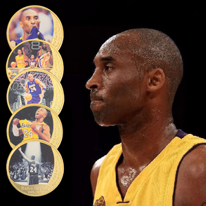 NBA Basketball Legend Gold Plated Coin Sets with Coin Holder - Kobe Bryant