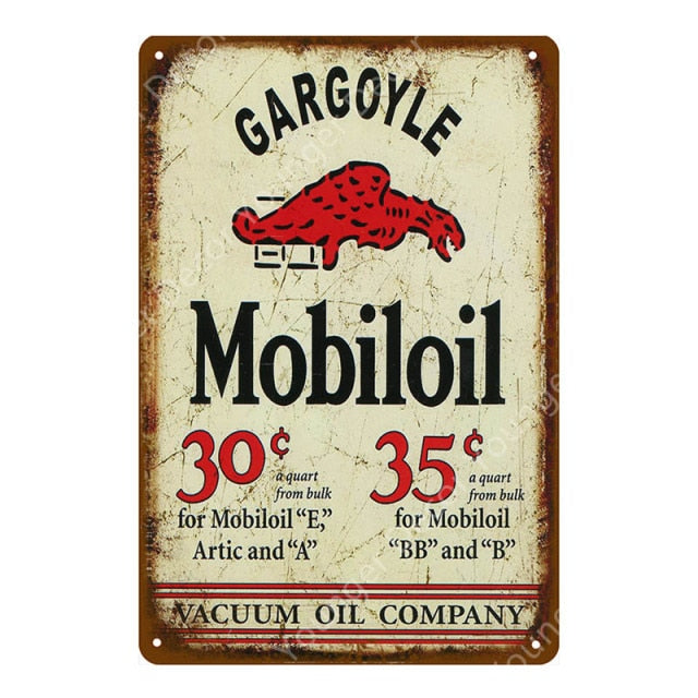 Retro Tin Sign - Garage - 20cm x 30cm