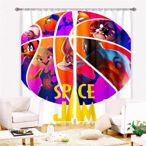 Space Jam A New Legacy Curtain for Bedroom / Games room - 3D Printing Blackout