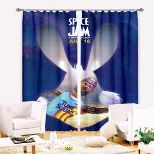 Space Jam A New Legacy Curtain for Bedroom / Games room - 3D Printing Blackout