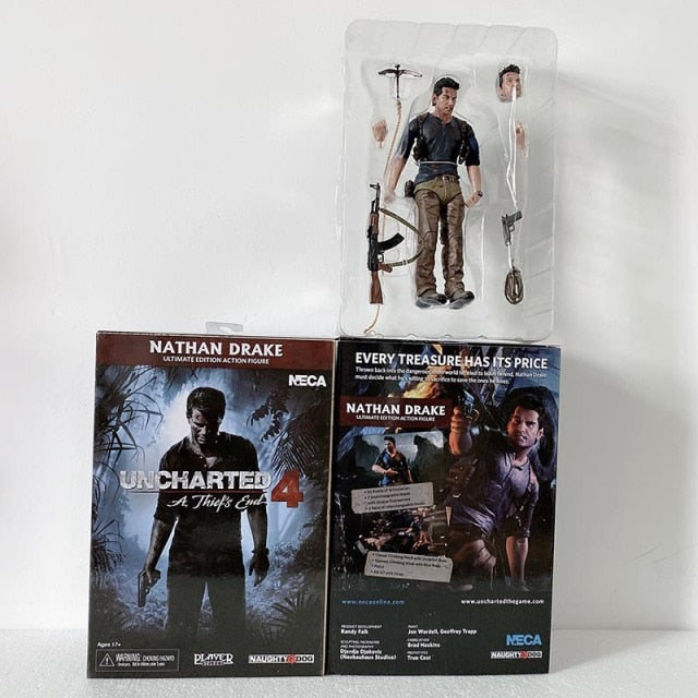 NECA Uncharted 4 A thief's end NATHAN DRAKE Ultimate Edition PVC