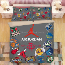 Load image into Gallery viewer, NBA Duvet Cover Set with Pillowcases
