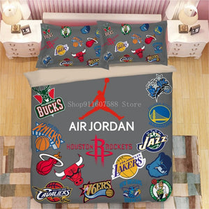 NBA Duvet Cover Set with Pillowcases